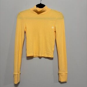 American Eagle Outfitters Orange Long Sleeve Top